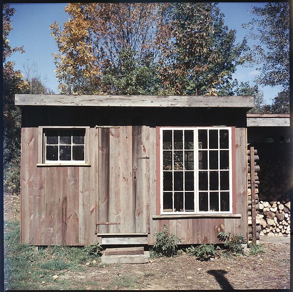 [214 Miscellaneous Personal Photographs: Views of Walker Evans's House and Studio, Old Lyme, Connecticut, Portraits of Evans, and Views of Evans's Paintings], Walker Evans (American, St. Louis, Missouri 1903–1975 New Haven, Connecticut), Color film transparency