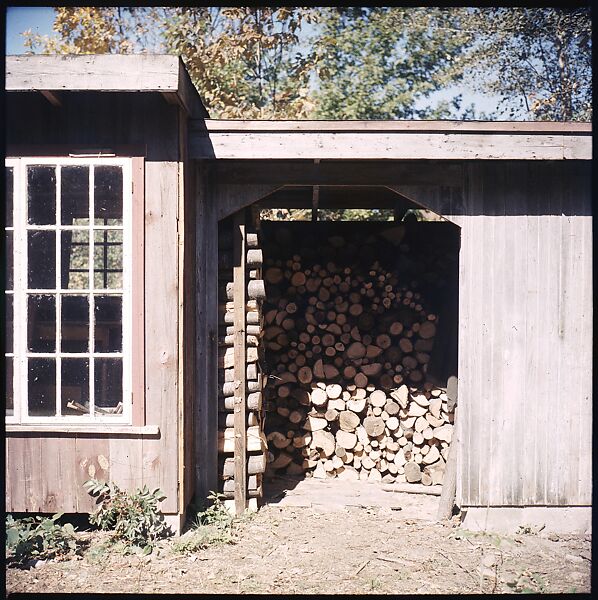 [214 Miscellaneous Personal Photographs: Views of Walker Evans's House and Studio, Old Lyme, Connecticut, Portraits of Evans, and Views of Evans's Paintings], Walker Evans (American, St. Louis, Missouri 1903–1975 New Haven, Connecticut), Color film transparency
