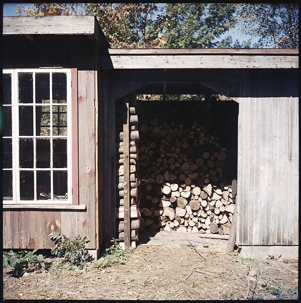 [214 Miscellaneous Personal Photographs: Views of Walker Evans's House and Studio, Old Lyme, Connecticut, Portraits of Evans, and Views of Evans's Paintings], Walker Evans (American, St. Louis, Missouri 1903–1975 New Haven, Connecticut), Color film transparency