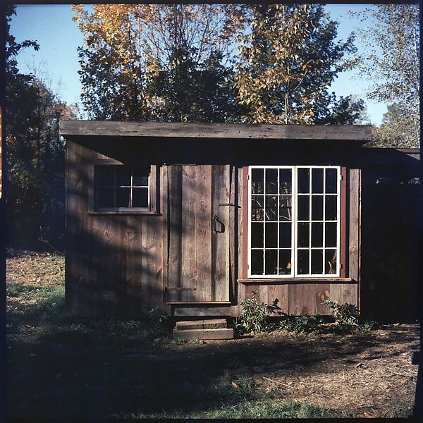 [214 Miscellaneous Personal Photographs: Views of Walker Evans's House and Studio, Old Lyme, Connecticut, Portraits of Evans, and Views of Evans's Paintings], Walker Evans (American, St. Louis, Missouri 1903–1975 New Haven, Connecticut), Color film transparency
