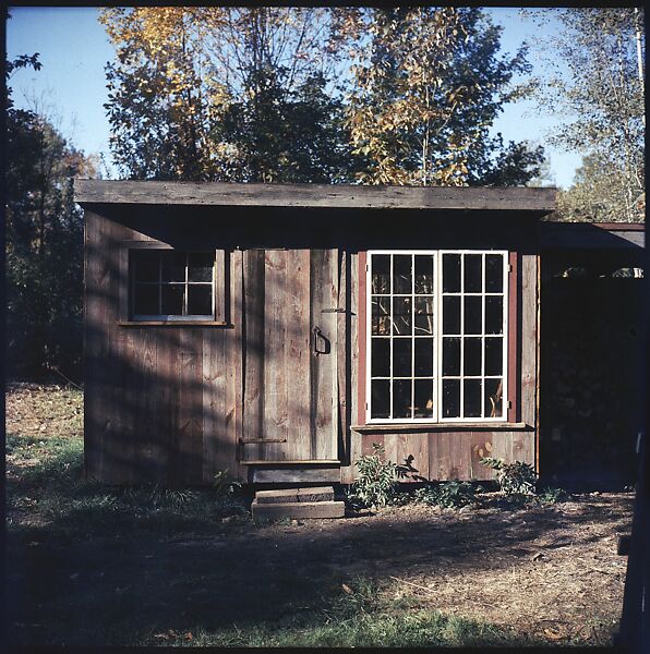 [214 Miscellaneous Personal Photographs: Views of Walker Evans's House and Studio, Old Lyme, Connecticut, Portraits of Evans, and Views of Evans's Paintings], Walker Evans (American, St. Louis, Missouri 1903–1975 New Haven, Connecticut), Color film transparency
