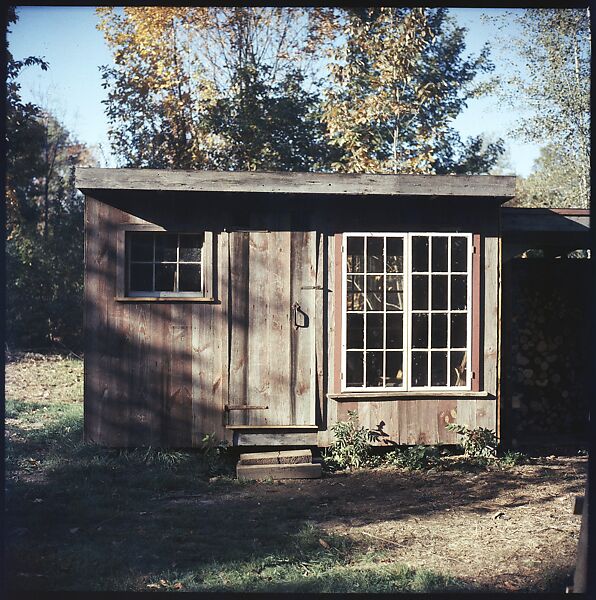 [214 Miscellaneous Personal Photographs: Views of Walker Evans's House and Studio, Old Lyme, Connecticut, Portraits of Evans, and Views of Evans's Paintings], Walker Evans (American, St. Louis, Missouri 1903–1975 New Haven, Connecticut), Color film transparency