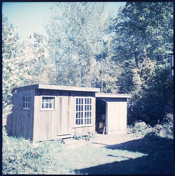 [214 Miscellaneous Personal Photographs: Views of Walker Evans's House and Studio, Old Lyme, Connecticut, Portraits of Evans, and Views of Evans's Paintings], Walker Evans (American, St. Louis, Missouri 1903–1975 New Haven, Connecticut), Color film transparency