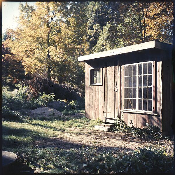 [214 Miscellaneous Personal Photographs: Views of Walker Evans's House and Studio, Old Lyme, Connecticut, Portraits of Evans, and Views of Evans's Paintings], Walker Evans (American, St. Louis, Missouri 1903–1975 New Haven, Connecticut), Color film transparency