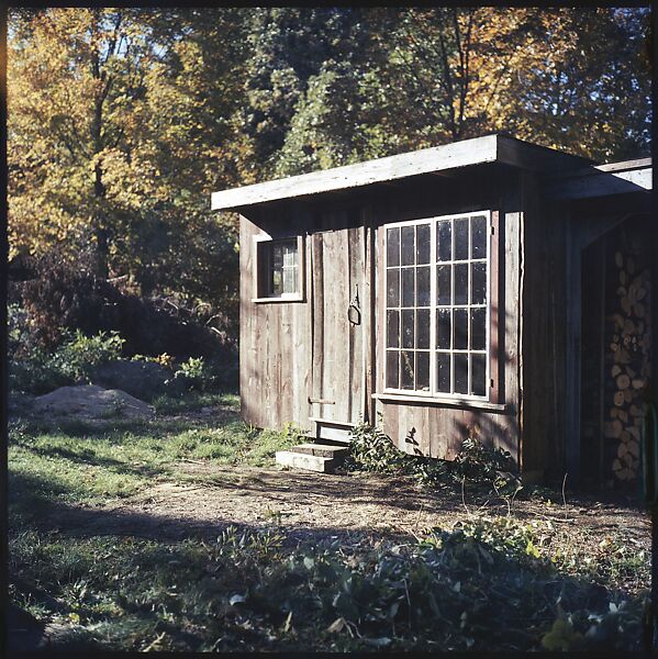 [214 Miscellaneous Personal Photographs: Views of Walker Evans's House and Studio, Old Lyme, Connecticut, Portraits of Evans, and Views of Evans's Paintings], Walker Evans (American, St. Louis, Missouri 1903–1975 New Haven, Connecticut), Color film transparency