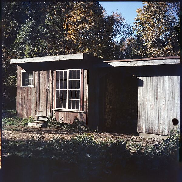 [214 Miscellaneous Personal Photographs: Views of Walker Evans's House and Studio, Old Lyme, Connecticut, Portraits of Evans, and Views of Evans's Paintings], Walker Evans (American, St. Louis, Missouri 1903–1975 New Haven, Connecticut), Color film transparency