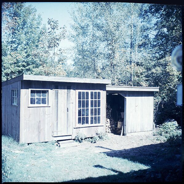 [214 Miscellaneous Personal Photographs: Views of Walker Evans's House and Studio, Old Lyme, Connecticut, Portraits of Evans, and Views of Evans's Paintings], Walker Evans (American, St. Louis, Missouri 1903–1975 New Haven, Connecticut), Color film transparency