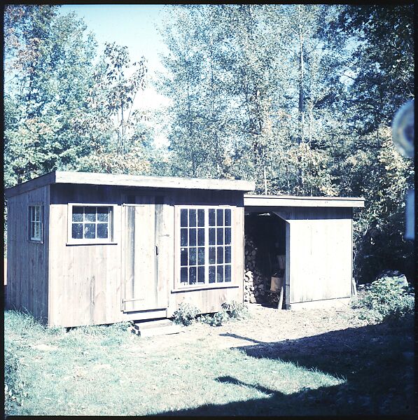 [214 Miscellaneous Personal Photographs: Views of Walker Evans's House and Studio, Old Lyme, Connecticut, Portraits of Evans, and Views of Evans's Paintings], Walker Evans (American, St. Louis, Missouri 1903–1975 New Haven, Connecticut), Color film transparency