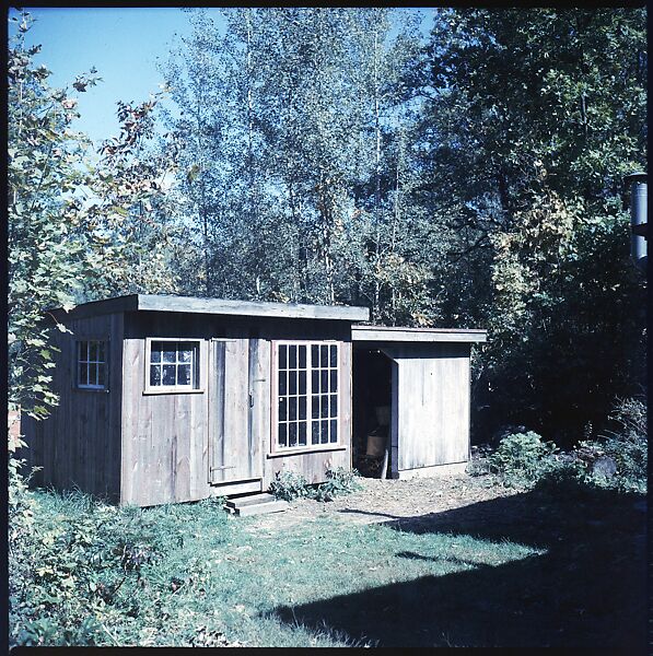 [214 Miscellaneous Personal Photographs: Views of Walker Evans's House and Studio, Old Lyme, Connecticut, Portraits of Evans, and Views of Evans's Paintings], Walker Evans (American, St. Louis, Missouri 1903–1975 New Haven, Connecticut), Color film transparency