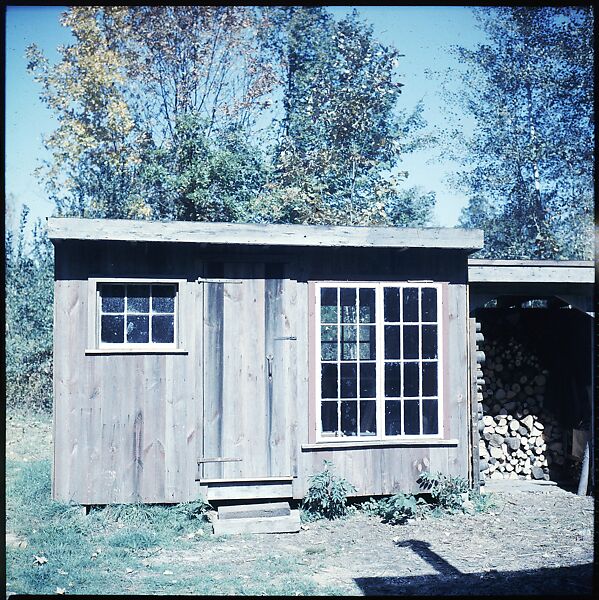 [214 Miscellaneous Personal Photographs: Views of Walker Evans's House and Studio, Old Lyme, Connecticut, Portraits of Evans, and Views of Evans's Paintings], Walker Evans (American, St. Louis, Missouri 1903–1975 New Haven, Connecticut), Color film transparency