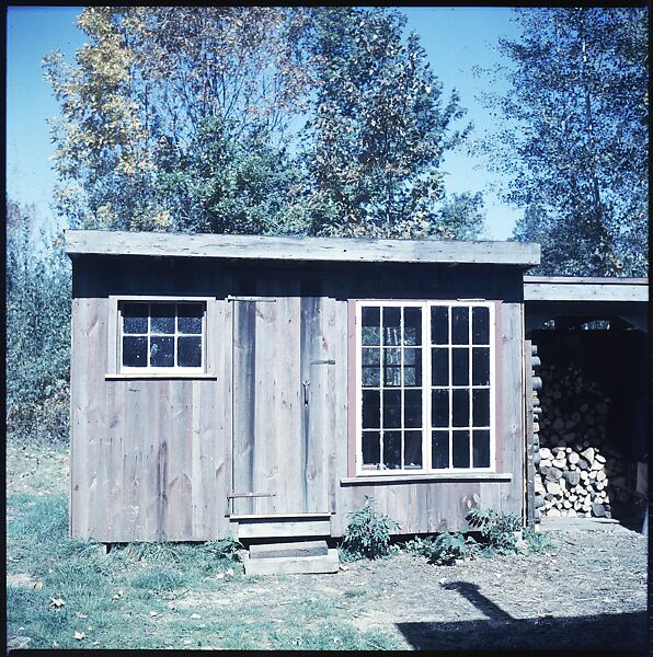 [214 Miscellaneous Personal Photographs: Views of Walker Evans's House and Studio, Old Lyme, Connecticut, Portraits of Evans, and Views of Evans's Paintings], Walker Evans (American, St. Louis, Missouri 1903–1975 New Haven, Connecticut), Color film transparency