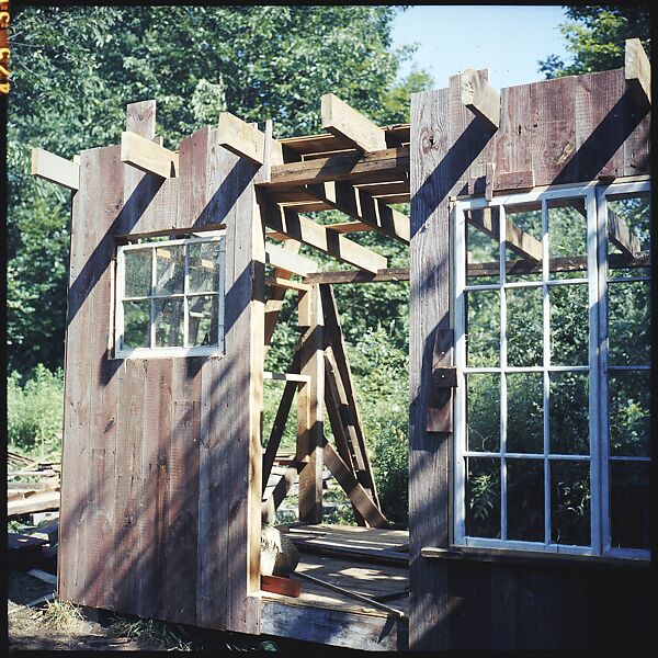 [214 Miscellaneous Personal Photographs: Views of Walker Evans's House and Studio, Old Lyme, Connecticut, Portraits of Evans, and Views of Evans's Paintings], Walker Evans (American, St. Louis, Missouri 1903–1975 New Haven, Connecticut), Color film transparency