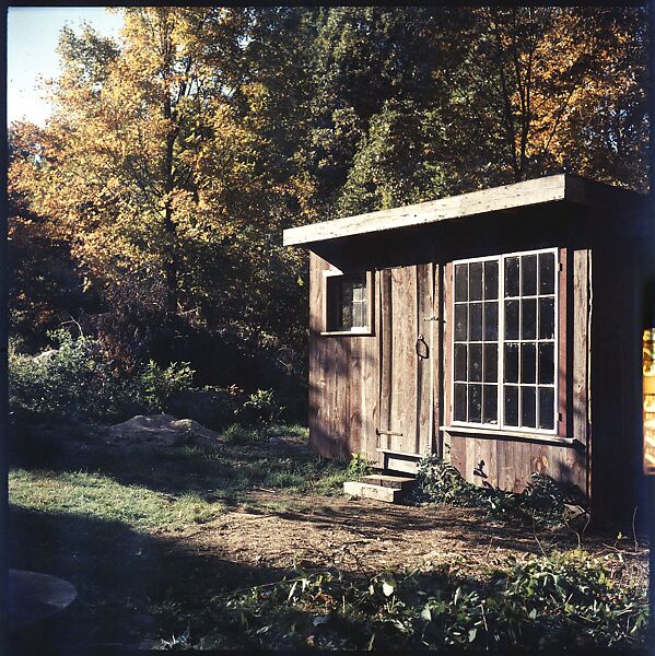 [214 Miscellaneous Personal Photographs: Views of Walker Evans's House and Studio, Old Lyme, Connecticut, Portraits of Evans, and Views of Evans's Paintings], Walker Evans (American, St. Louis, Missouri 1903–1975 New Haven, Connecticut), Color film transparency