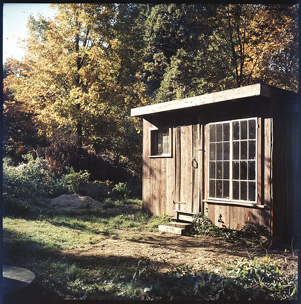 [214 Miscellaneous Personal Photographs: Views of Walker Evans's House and Studio, Old Lyme, Connecticut, Portraits of Evans, and Views of Evans's Paintings], Walker Evans (American, St. Louis, Missouri 1903–1975 New Haven, Connecticut), Color film transparency