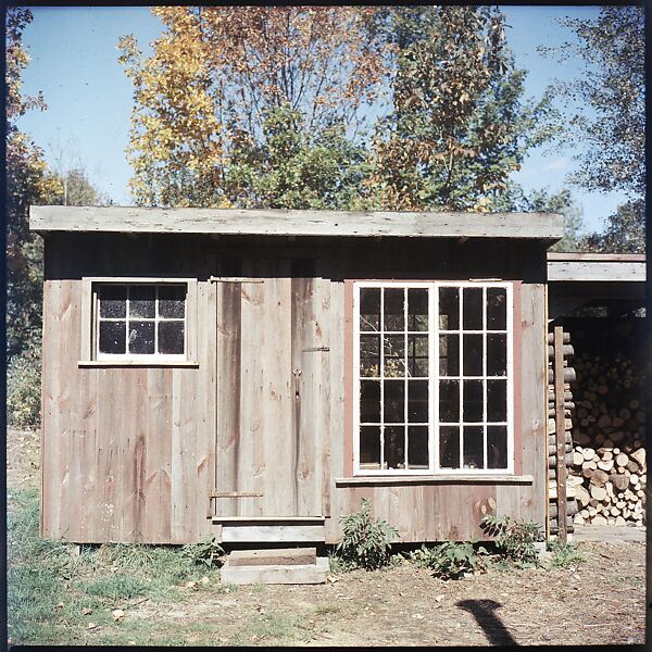 [214 Miscellaneous Personal Photographs: Views of Walker Evans's House and Studio, Old Lyme, Connecticut, Portraits of Evans, and Views of Evans's Paintings], Walker Evans (American, St. Louis, Missouri 1903–1975 New Haven, Connecticut), Color film transparency