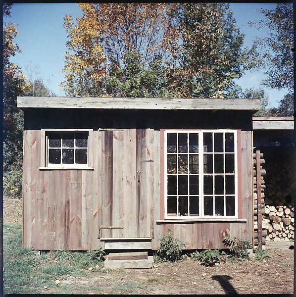 [214 Miscellaneous Personal Photographs: Views of Walker Evans's House and Studio, Old Lyme, Connecticut, Portraits of Evans, and Views of Evans's Paintings], Walker Evans (American, St. Louis, Missouri 1903–1975 New Haven, Connecticut), Color film transparency