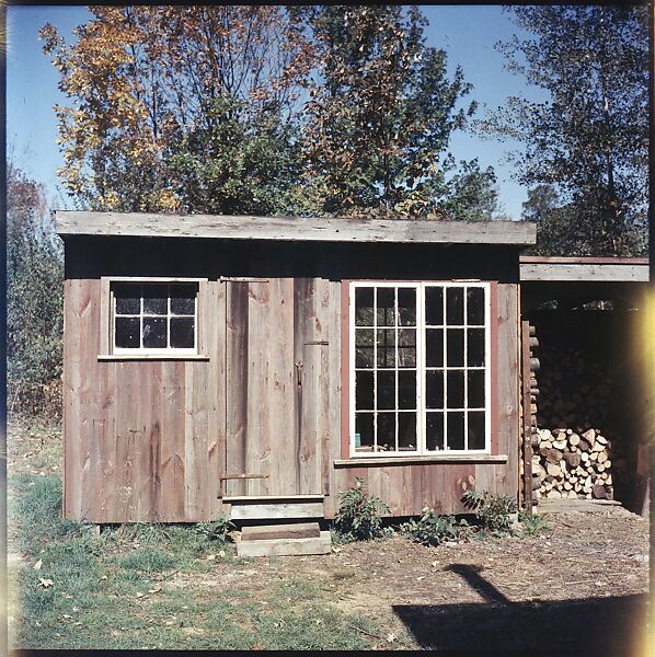 [214 Miscellaneous Personal Photographs: Views of Walker Evans's House and Studio, Old Lyme, Connecticut, Portraits of Evans, and Views of Evans's Paintings], Walker Evans (American, St. Louis, Missouri 1903–1975 New Haven, Connecticut), Color film transparency
