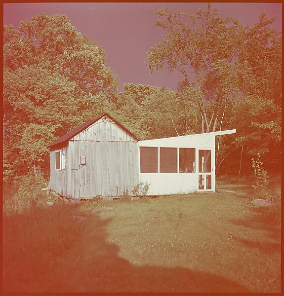 [214 Miscellaneous Personal Photographs: Views of Walker Evans's House and Studio, Old Lyme, Connecticut, Portraits of Evans, and Views of Evans's Paintings], Walker Evans (American, St. Louis, Missouri 1903–1975 New Haven, Connecticut), Color film transparency