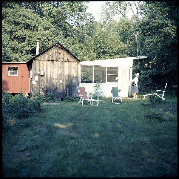 [214 Miscellaneous Personal Photographs: Views of Walker Evans's House and Studio, Old Lyme, Connecticut, Portraits of Evans, and Views of Evans's Paintings], Walker Evans (American, St. Louis, Missouri 1903–1975 New Haven, Connecticut), Color film transparency