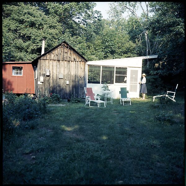 [214 Miscellaneous Personal Photographs: Views of Walker Evans's House and Studio, Old Lyme, Connecticut, Portraits of Evans, and Views of Evans's Paintings], Walker Evans (American, St. Louis, Missouri 1903–1975 New Haven, Connecticut), Color film transparency