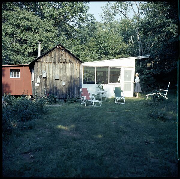 [214 Miscellaneous Personal Photographs: Views of Walker Evans's House and Studio, Old Lyme, Connecticut, Portraits of Evans, and Views of Evans's Paintings], Walker Evans (American, St. Louis, Missouri 1903–1975 New Haven, Connecticut), Color film transparency