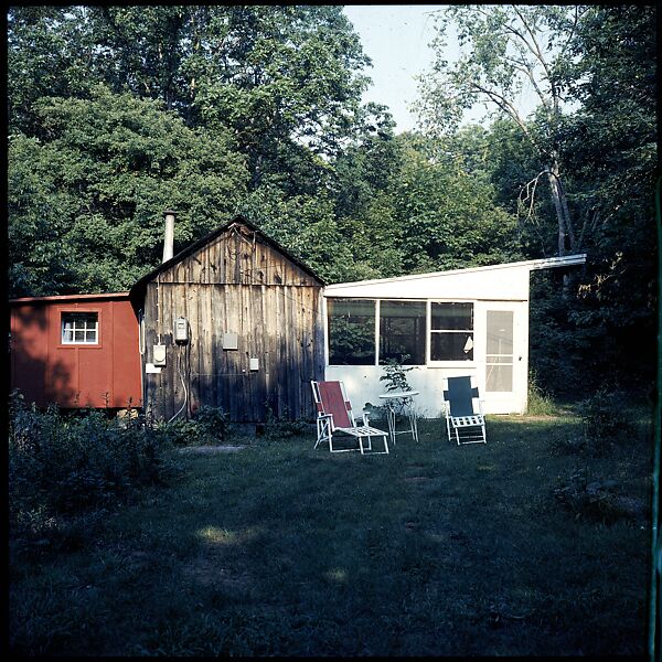 [214 Miscellaneous Personal Photographs: Views of Walker Evans's House and Studio, Old Lyme, Connecticut, Portraits of Evans, and Views of Evans's Paintings], Walker Evans (American, St. Louis, Missouri 1903–1975 New Haven, Connecticut), Color film transparency