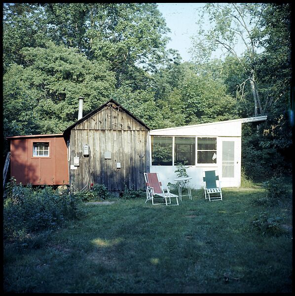 [214 Miscellaneous Personal Photographs: Views of Walker Evans's House and Studio, Old Lyme, Connecticut, Portraits of Evans, and Views of Evans's Paintings], Walker Evans (American, St. Louis, Missouri 1903–1975 New Haven, Connecticut), Color film transparency