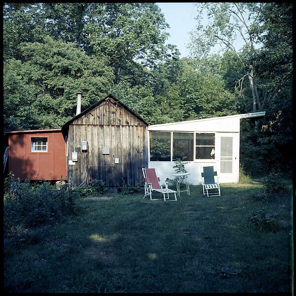 [214 Miscellaneous Personal Photographs: Views of Walker Evans's House and Studio, Old Lyme, Connecticut, Portraits of Evans, and Views of Evans's Paintings], Walker Evans (American, St. Louis, Missouri 1903–1975 New Haven, Connecticut), Color film transparency