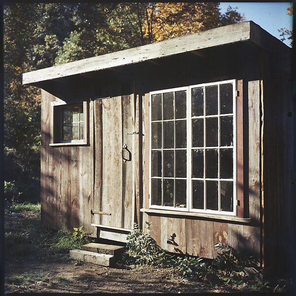 [214 Miscellaneous Personal Photographs: Views of Walker Evans's House and Studio, Old Lyme, Connecticut, Portraits of Evans, and Views of Evans's Paintings], Walker Evans (American, St. Louis, Missouri 1903–1975 New Haven, Connecticut), Color film transparency