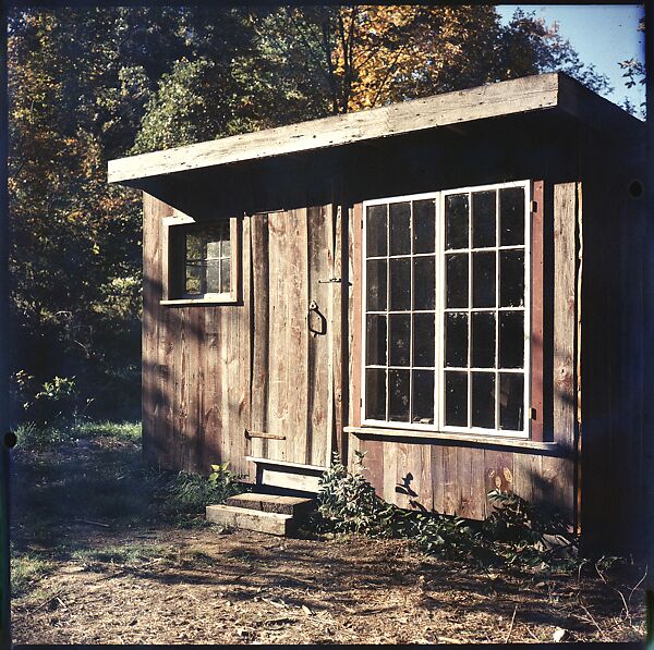 [214 Miscellaneous Personal Photographs: Views of Walker Evans's House and Studio, Old Lyme, Connecticut, Portraits of Evans, and Views of Evans's Paintings], Walker Evans (American, St. Louis, Missouri 1903–1975 New Haven, Connecticut), Color film transparency