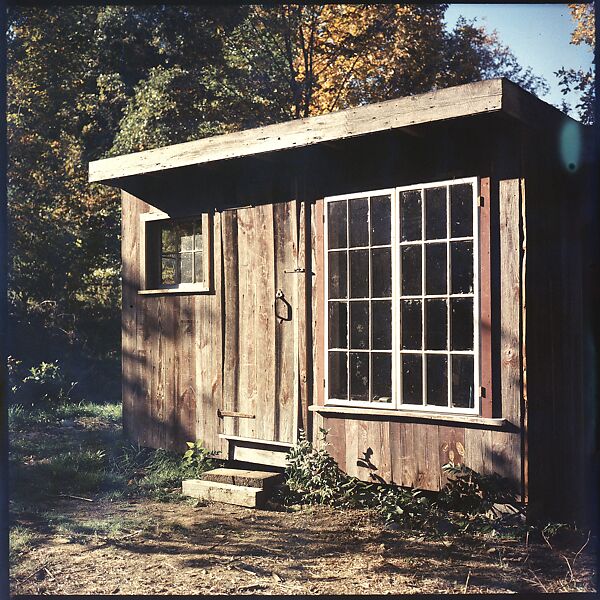 [214 Miscellaneous Personal Photographs: Views of Walker Evans's House and Studio, Old Lyme, Connecticut, Portraits of Evans, and Views of Evans's Paintings], Walker Evans (American, St. Louis, Missouri 1903–1975 New Haven, Connecticut), Color film transparency