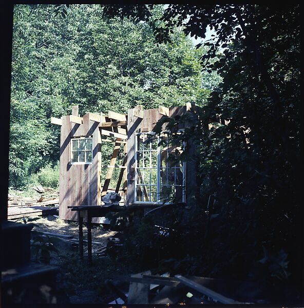 [214 Miscellaneous Personal Photographs: Views of Walker Evans's House and Studio, Old Lyme, Connecticut, Portraits of Evans, and Views of Evans's Paintings], Walker Evans (American, St. Louis, Missouri 1903–1975 New Haven, Connecticut), Color film transparency