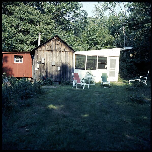 [214 Miscellaneous Personal Photographs: Views of Walker Evans's House and Studio, Old Lyme, Connecticut, Portraits of Evans, and Views of Evans's Paintings], Walker Evans (American, St. Louis, Missouri 1903–1975 New Haven, Connecticut), Color film transparency