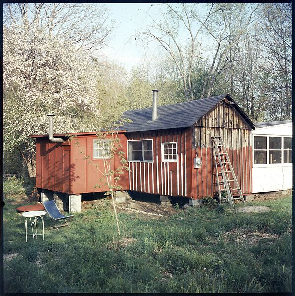 [214 Miscellaneous Personal Photographs: Views of Walker Evans's House and Studio, Old Lyme, Connecticut, Portraits of Evans, and Views of Evans's Paintings], Walker Evans (American, St. Louis, Missouri 1903–1975 New Haven, Connecticut), Color film transparency