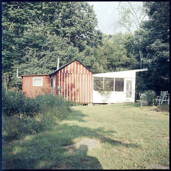 [214 Miscellaneous Personal Photographs: Views of Walker Evans's House and Studio, Old Lyme, Connecticut, Portraits of Evans, and Views of Evans's Paintings], Walker Evans (American, St. Louis, Missouri 1903–1975 New Haven, Connecticut), Color film transparency