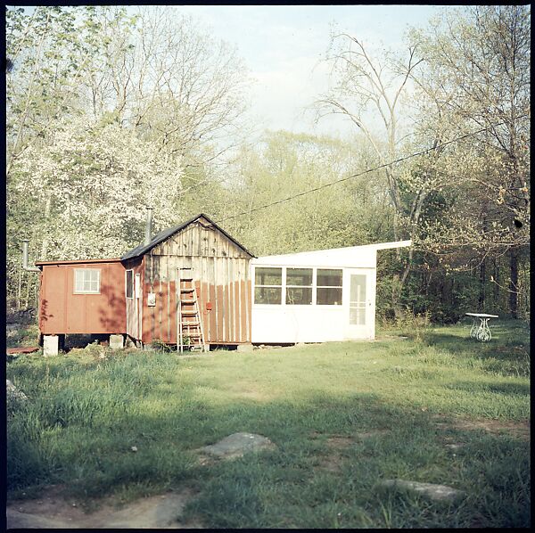 [214 Miscellaneous Personal Photographs: Views of Walker Evans's House and Studio, Old Lyme, Connecticut, Portraits of Evans, and Views of Evans's Paintings], Walker Evans (American, St. Louis, Missouri 1903–1975 New Haven, Connecticut), Color film transparency