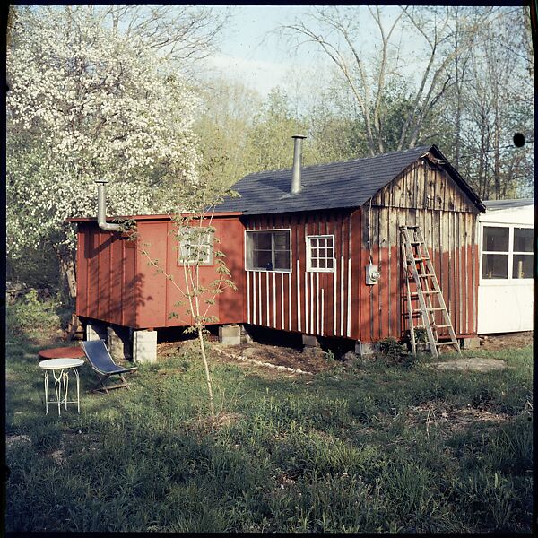 [214 Miscellaneous Personal Photographs: Views of Walker Evans's House and Studio, Old Lyme, Connecticut, Portraits of Evans, and Views of Evans's Paintings], Walker Evans (American, St. Louis, Missouri 1903–1975 New Haven, Connecticut), Color film transparency