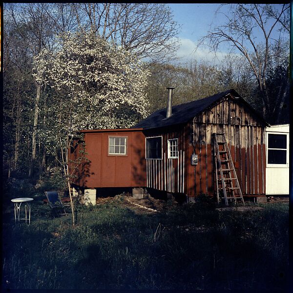 [214 Miscellaneous Personal Photographs: Views of Walker Evans's House and Studio, Old Lyme, Connecticut, Portraits of Evans, and Views of Evans's Paintings], Walker Evans (American, St. Louis, Missouri 1903–1975 New Haven, Connecticut), Color film transparency
