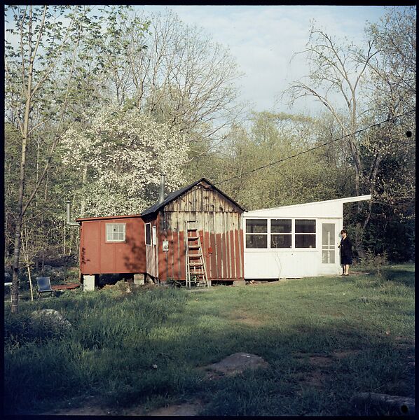 [214 Miscellaneous Personal Photographs: Views of Walker Evans's House and Studio, Old Lyme, Connecticut, Portraits of Evans, and Views of Evans's Paintings], Walker Evans (American, St. Louis, Missouri 1903–1975 New Haven, Connecticut), Color film transparency