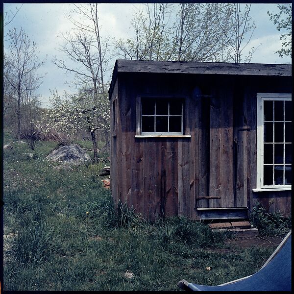 [214 Miscellaneous Personal Photographs: Views of Walker Evans's House and Studio, Old Lyme, Connecticut, Portraits of Evans, and Views of Evans's Paintings], Walker Evans (American, St. Louis, Missouri 1903–1975 New Haven, Connecticut), Color film transparency