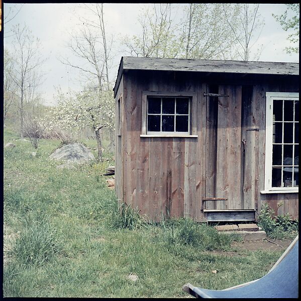 [214 Miscellaneous Personal Photographs: Views of Walker Evans's House and Studio, Old Lyme, Connecticut, Portraits of Evans, and Views of Evans's Paintings], Walker Evans (American, St. Louis, Missouri 1903–1975 New Haven, Connecticut), Color film transparency