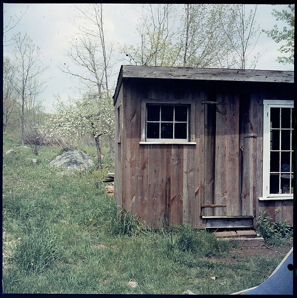 [214 Miscellaneous Personal Photographs: Views of Walker Evans's House and Studio, Old Lyme, Connecticut, Portraits of Evans, and Views of Evans's Paintings], Walker Evans (American, St. Louis, Missouri 1903–1975 New Haven, Connecticut), Color film transparency