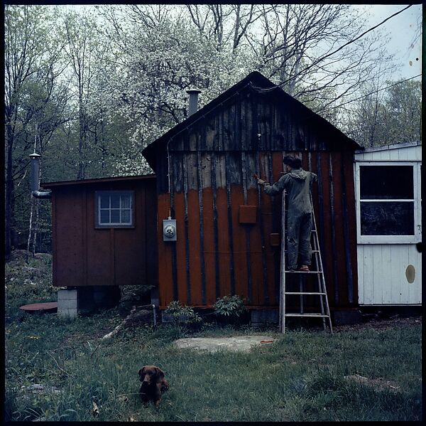 [214 Miscellaneous Personal Photographs: Views of Walker Evans's House and Studio, Old Lyme, Connecticut, Portraits of Evans, and Views of Evans's Paintings], Walker Evans (American, St. Louis, Missouri 1903–1975 New Haven, Connecticut), Color film transparency