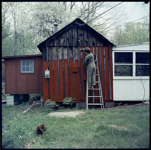 [214 Miscellaneous Personal Photographs: Views of Walker Evans's House and Studio, Old Lyme, Connecticut, Portraits of Evans, and Views of Evans's Paintings], Walker Evans (American, St. Louis, Missouri 1903–1975 New Haven, Connecticut), Color film transparency