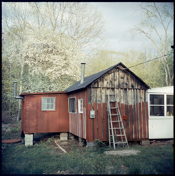 [214 Miscellaneous Personal Photographs: Views of Walker Evans's House and Studio, Old Lyme, Connecticut, Portraits of Evans, and Views of Evans's Paintings], Walker Evans (American, St. Louis, Missouri 1903–1975 New Haven, Connecticut), Color film transparency