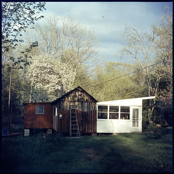 [214 Miscellaneous Personal Photographs: Views of Walker Evans's House and Studio, Old Lyme, Connecticut, Portraits of Evans, and Views of Evans's Paintings], Walker Evans (American, St. Louis, Missouri 1903–1975 New Haven, Connecticut), Color film transparency