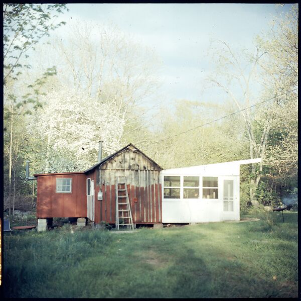 [214 Miscellaneous Personal Photographs: Views of Walker Evans's House and Studio, Old Lyme, Connecticut, Portraits of Evans, and Views of Evans's Paintings], Walker Evans (American, St. Louis, Missouri 1903–1975 New Haven, Connecticut), Color film transparency