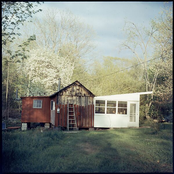 [214 Miscellaneous Personal Photographs: Views of Walker Evans's House and Studio, Old Lyme, Connecticut, Portraits of Evans, and Views of Evans's Paintings], Walker Evans (American, St. Louis, Missouri 1903–1975 New Haven, Connecticut), Color film transparency