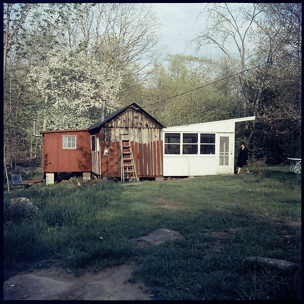 [214 Miscellaneous Personal Photographs: Views of Walker Evans's House and Studio, Old Lyme, Connecticut, Portraits of Evans, and Views of Evans's Paintings], Walker Evans (American, St. Louis, Missouri 1903–1975 New Haven, Connecticut), Color film transparency