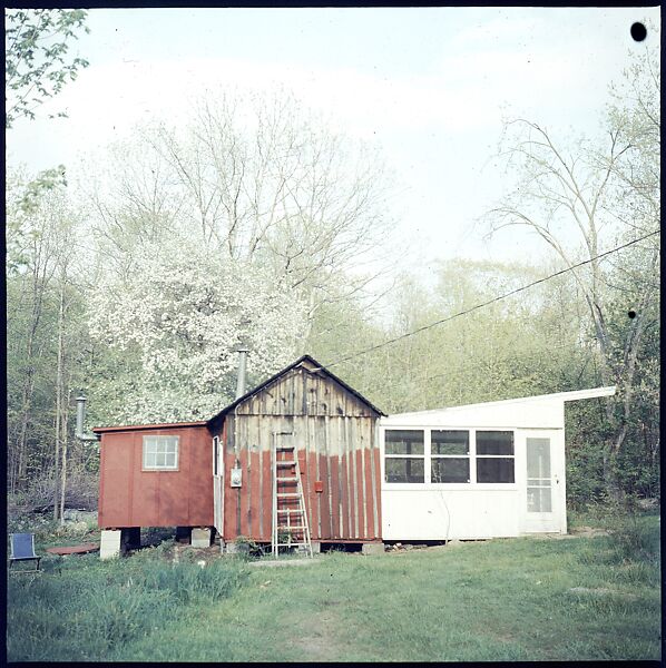 [214 Miscellaneous Personal Photographs: Views of Walker Evans's House and Studio, Old Lyme, Connecticut, Portraits of Evans, and Views of Evans's Paintings], Walker Evans (American, St. Louis, Missouri 1903–1975 New Haven, Connecticut), Color film transparency